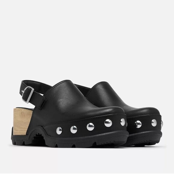 SOREL ROAM’N CLOG RVT Women's Clog Color Black, Black - Picture 1 of 5